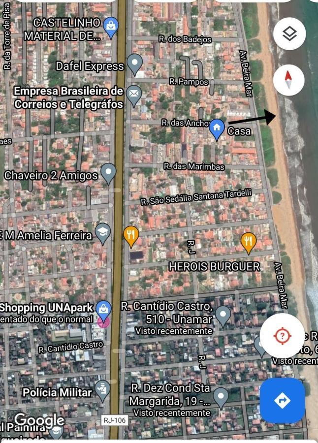 Casa A Beira Mar A 1 Min A Pe Da Praia No Centro De Unamar Cabo-frio Casa de férias *